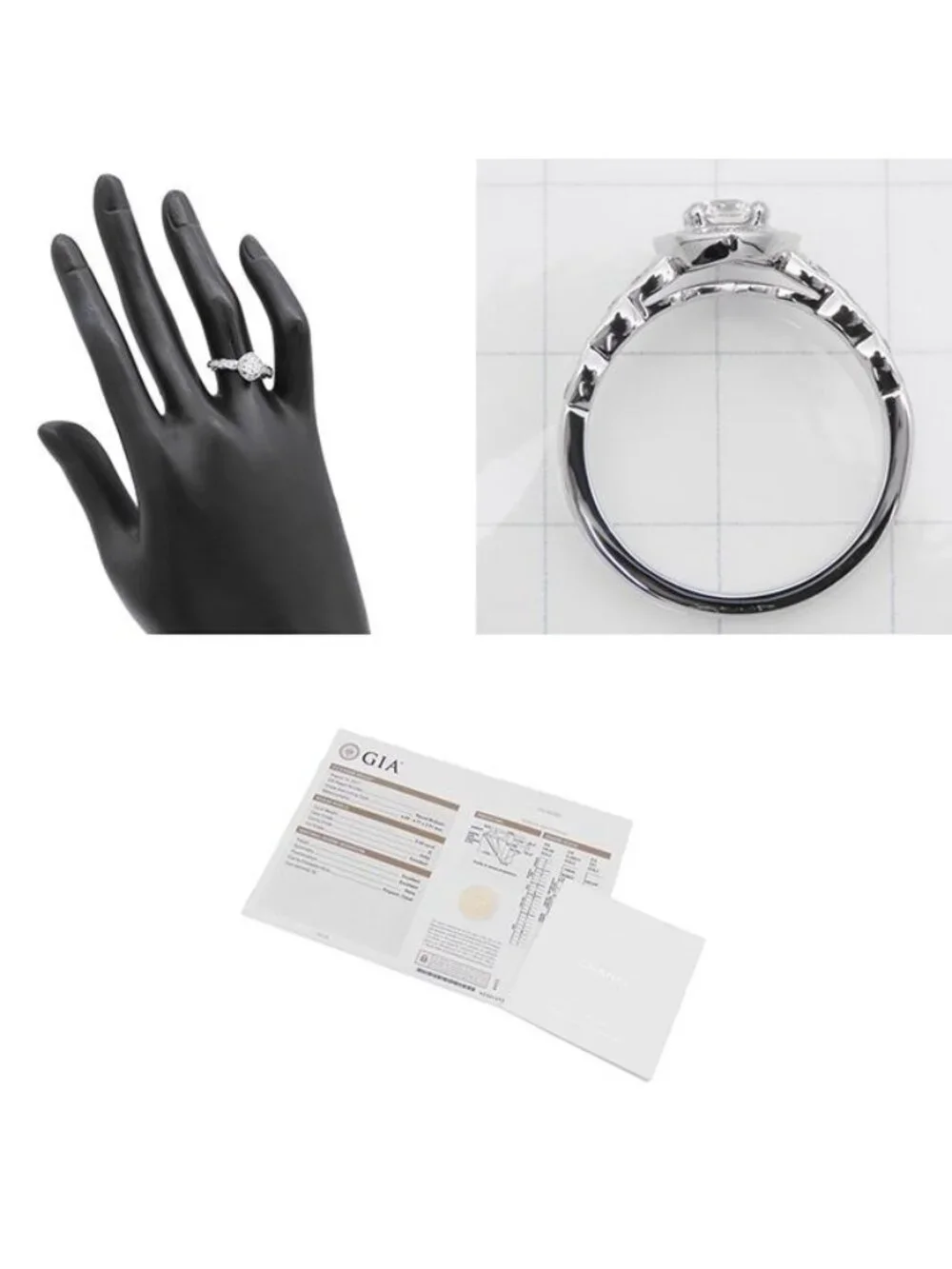 Chanel Coco Crush Ring Platinum Diamond Engagement D